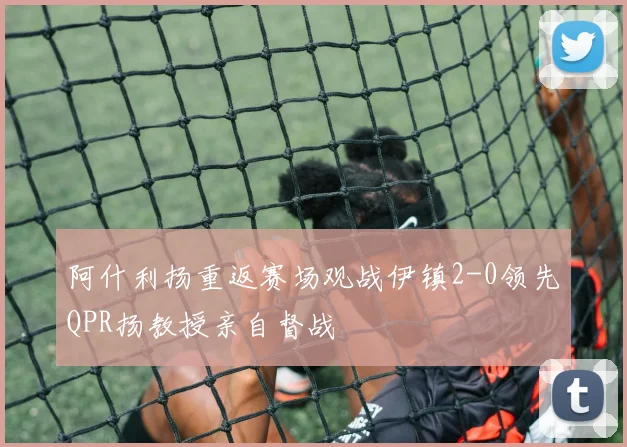 阿什利扬重返赛场观战伊镇2-0领先QPR扬教授亲自督战